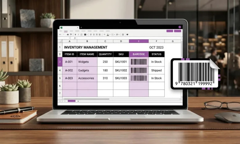 excel barcode generator