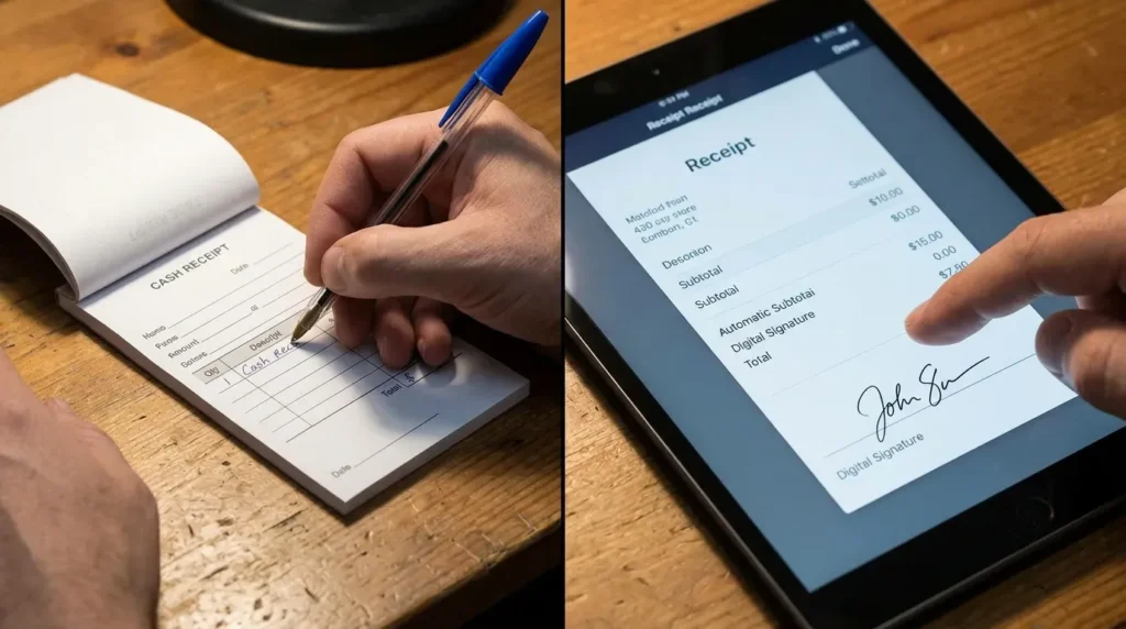 Receipt Template vs. Receipt Maker