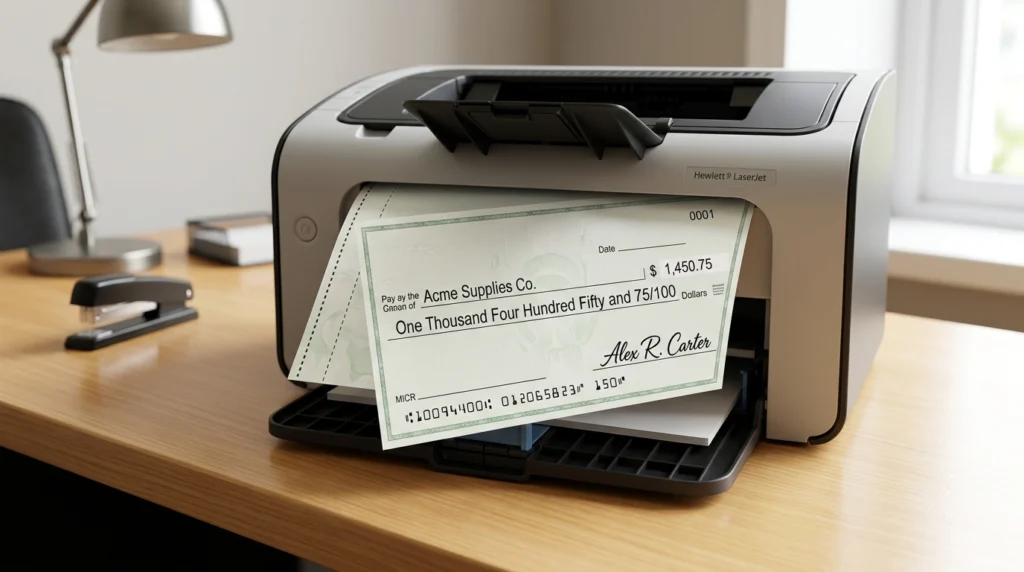 check writing software