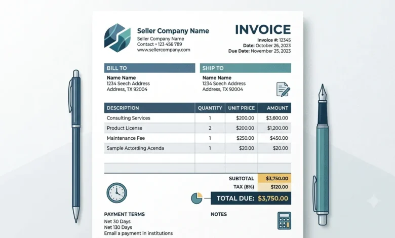 invoice example